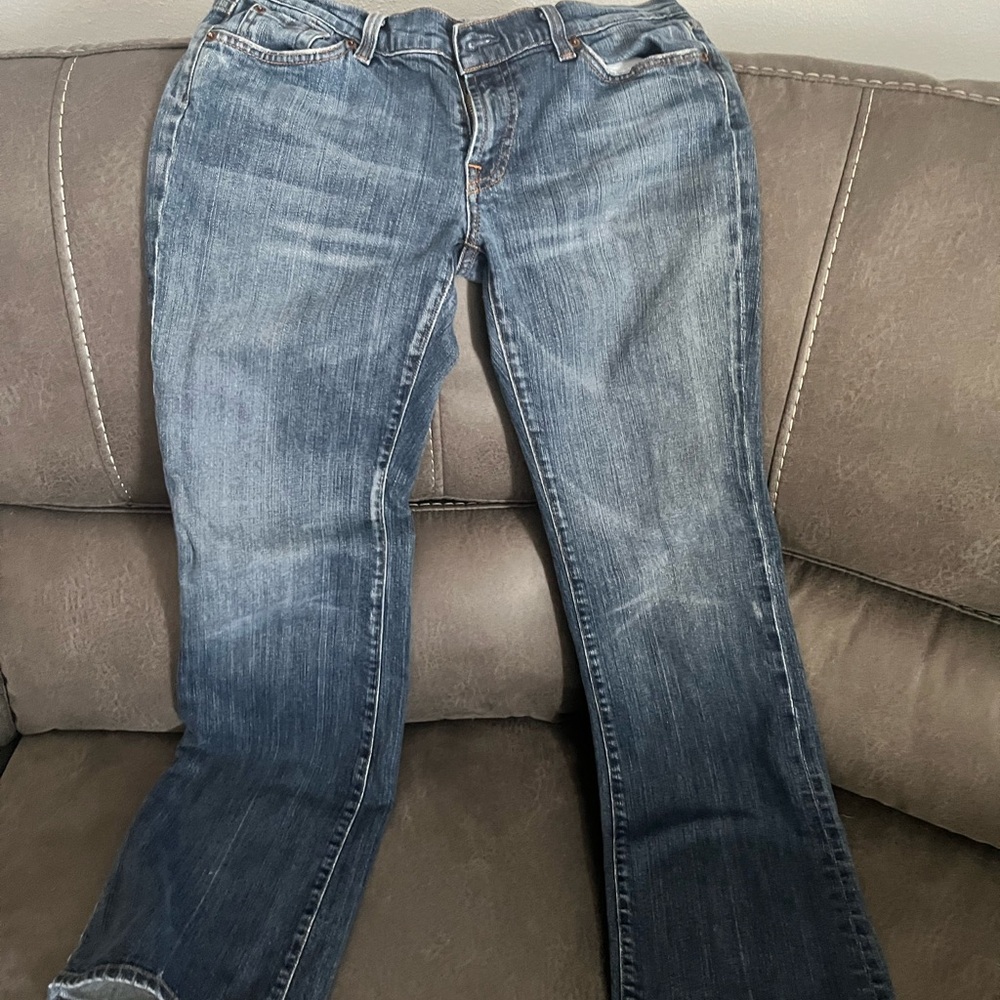 7 For All Mankind Medium Wash Boot Cut Jeans
